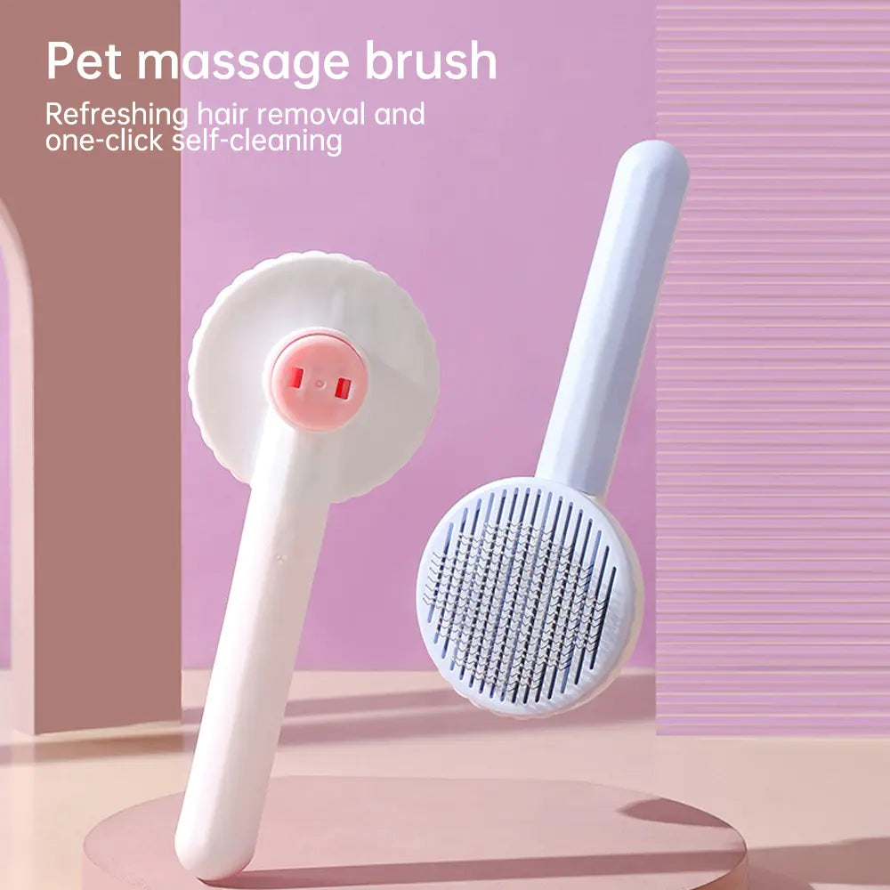Sheddi Self-Cleaning Pet Grooming Brush